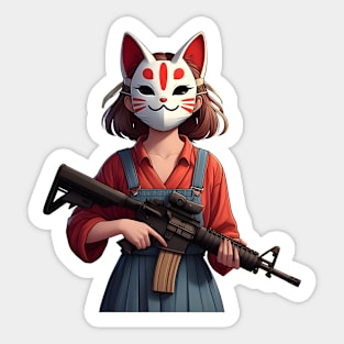 Tactical Kitsune Sticker